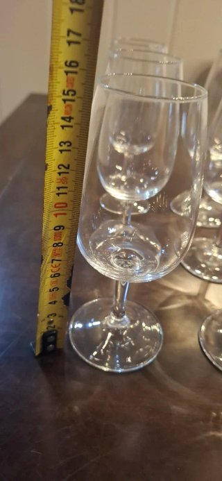 Copas de cristal elegantes