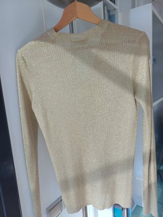 Chaqueta fiesta dorada