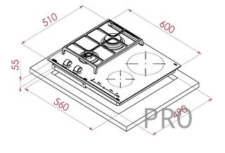 JZC 64322 AB - Placa mixta teka