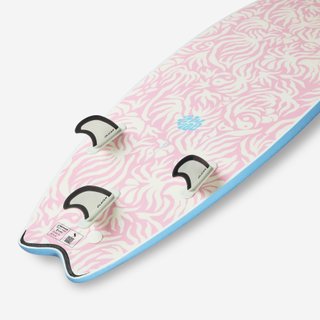 Tabla Surf de Espuma Swallow Tail 6' 49L Olaian