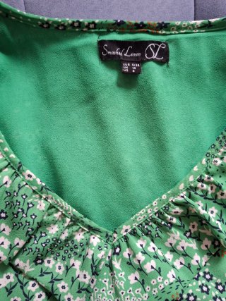 Vestido Lady verde estampado floral