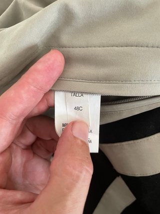 Gabardina Dustin Hombre Talla 48