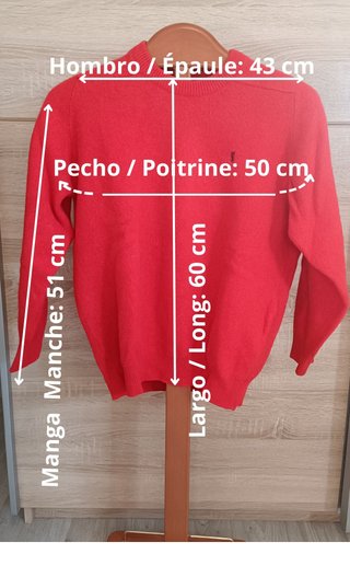 Jersey YSL Rojo Talla S/M