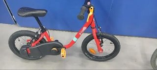 Bicicleta 14 pulgadas niños 3-5 Años 2 en 1 Discover 500