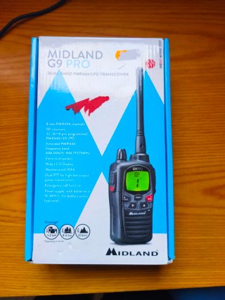 Midland G9PRO Walkie Talkie con Cargador
