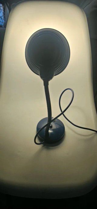 Lámpara Escritorio Flexo Vintage Azul