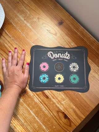Chapa decorativa Donuts