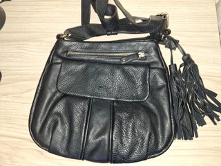 Bolso Mujer Matties Negro Cuero