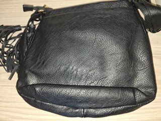 Bolso Mujer Matties Negro Cuero