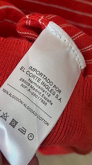 Jersey Emidio Tucci Rayas Rojas Talla XL