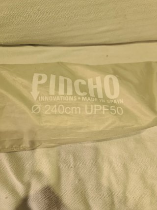 Sombrilla de playa PINCHO 2,40m UV50 Beige