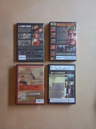 Lote 5 Películas DVD de temastica bélica.