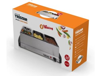 Servidor buffet Tristar 3 bandejas de 1,5l