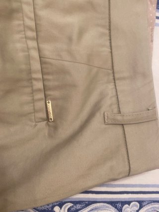 Falda beige talla 50