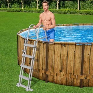 BESTWAY piscina Steel Oblò vista 549 x 122cm