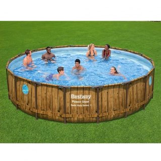 BESTWAY piscina Steel Oblò vista 549 x 122cm