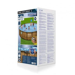 BESTWAY piscina Steel Oblò vista 549 x 122cm