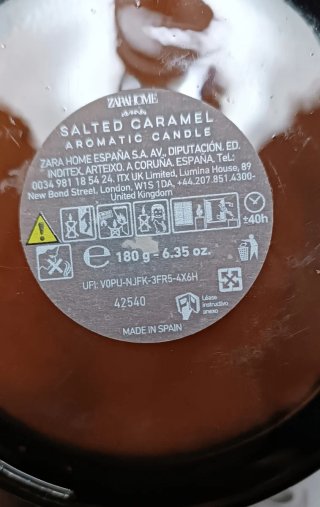 Vela Salted Caramel Zara Home