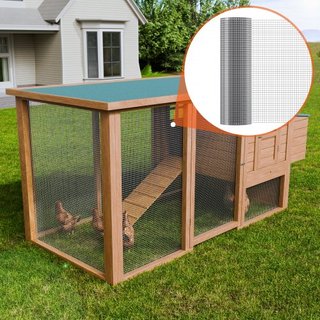 Rete hardware da 1/2 pollice 24in x 50 piedi 19 Gauge, rete metallica zincata a caldo, recinto per polli, rete per gabbie conigli, giardino, piccola rete