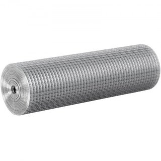 Rete hardware da 1/2 pollice 24in x 50 piedi 19 Gauge, rete metallica zincata a caldo, recinto per polli, rete per gabbie conigli, giardino, piccola rete
