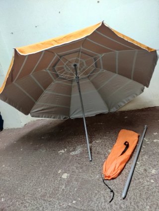 SOMBRILLA PLAYA 180 CM DE GRAN CALIDAD Y PERFECTO