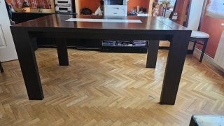 Conjunto muebles de salón completo sofás puf mesas