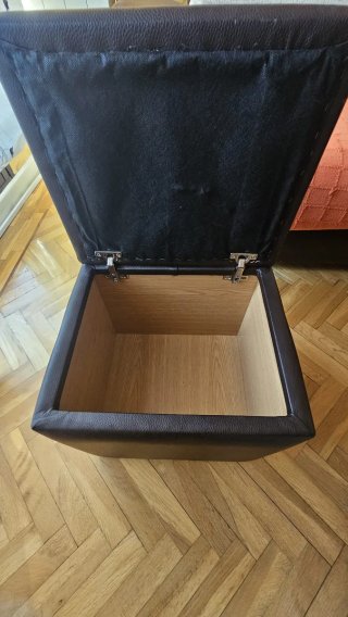 Conjunto muebles de salón completo sofás puf mesas