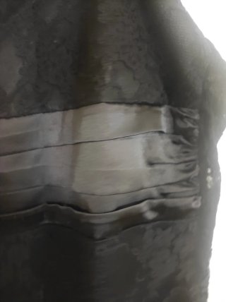 Abito Artigli nero con fiocco