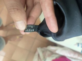 Abito Artigli nero con fiocco