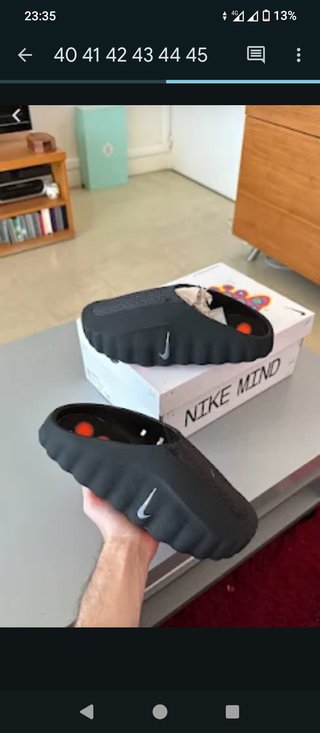Chanclas Nike MIND 001 Negras