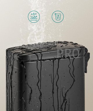 Cubo de basura para baño de 5 litros - Songmics