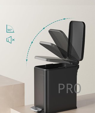 Cubo de basura para baño de 5 litros - Songmics