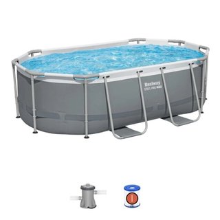 Bestway Piscina Desmontable Oval 305 x200x84
