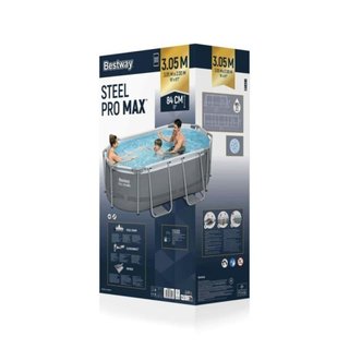 Bestway Piscina Desmontable Oval 305 x200x84