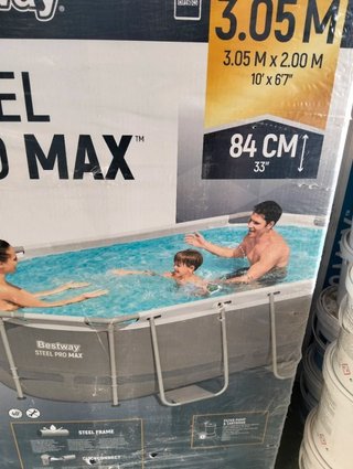 Bestway Piscina Desmontable Oval 305 x200x84