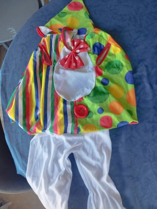 Disfraz bebé payaso