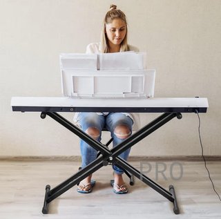 Soporte de teclado doble