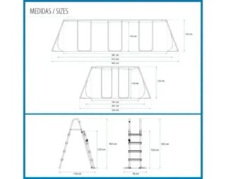 Piscina Bestway Steel Pro MAX 305 x 100 cm