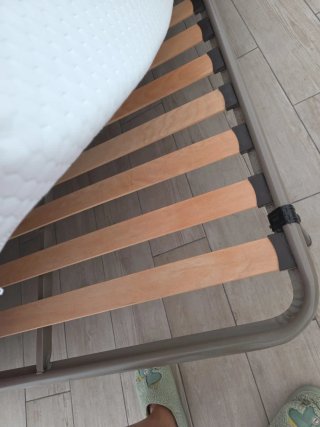 Somier Flex Láminas Madera + Colchón 1.35