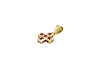 Cruz de Oro 18 Kt. 0.9 gr. de segunda mano