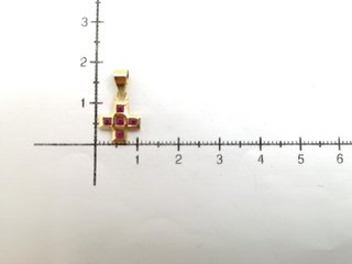 Cruz de Oro 18 Kt. 0.9 gr. de segunda mano