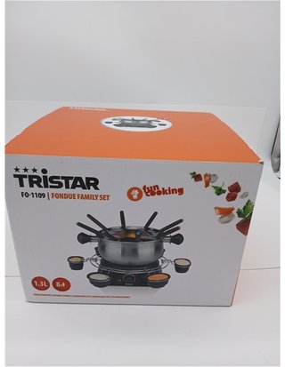 Tristar FO-1109 Olla eléctrica Multifuncional para Fondue de Queso - Chocolate o Aceite - Volumen 1.3 litros - 1400 W - Carcasa de A