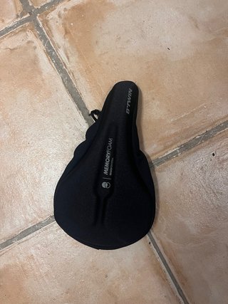 Sillín Btwin Memory Foam Negro