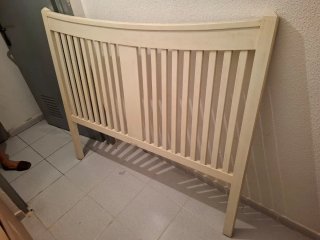 Cabecero cama 135 cm madera
