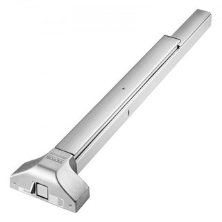 Barras de Empuje para Puertas, Barras de Pánico de Acero Inoxidable para Puertas de Salida, con Palanca Exterior y 3 Llaves, Dispositivo de Salida de Emergencia para Puertas de Metal y Madera, par...