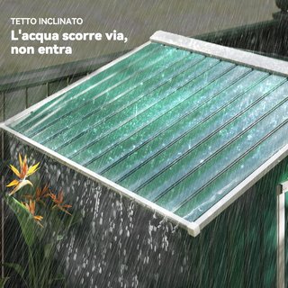 Caseta De Jardín 2.5M² en Acero Galvanizado Con Base y Salidas de Aire, Cobertizo para Herramientas Con Techo Inclinado, Doble Puertas Correderas Bloqueables, 213X130X185 Cm, Verde Oscuro