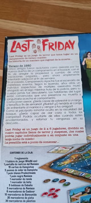Juego de mesa Last Friday editorial LAST LEVEL