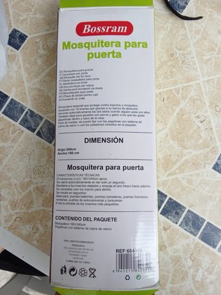 Cortina Mosquitera Magnética 8 Imanes