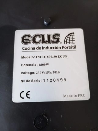 Placa de inducción ECUS