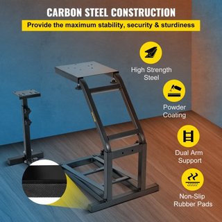 G29, G27 y G25 Soporte para Volante de Simulador de Carreras Soporte para Volante de Simulador de Carreras GT, Soporte para Volante y Pedales no Incluidos